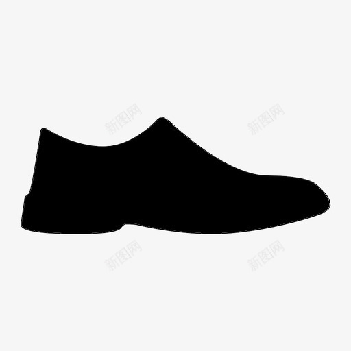 鞋子皮革男人图标svg_新图网 https://ixintu.com 男人 皮革 购物 鞋子