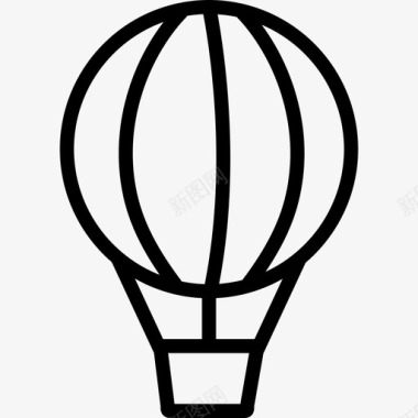 热气球娱乐游戏图标图标