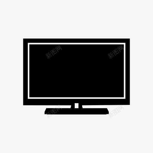 显示器lcdpc图标svg_新图网 https://ixintu.com lcd pc 显示器 电视 电视屏幕 音频和视频系统