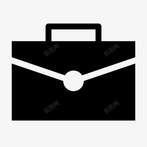 手提箱商务文件图标svg_新图网 https://ixintu.com 商务 手提箱 文件 贸易 贸易填充