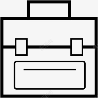 书包附件箱公文包图标图标