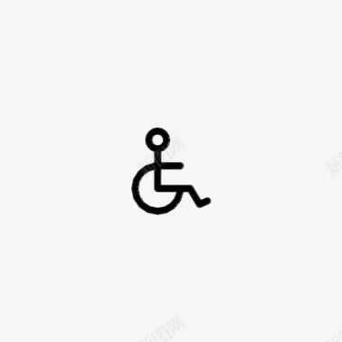 残疾人通道残疾人卫生间图标图标