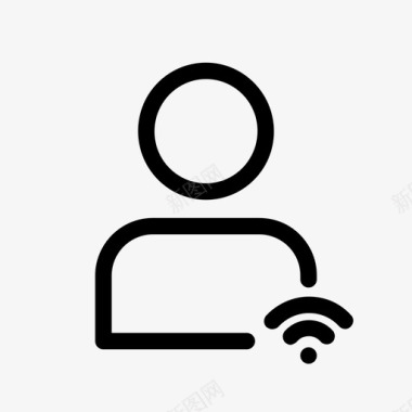 无线用户联系人wifi图标图标