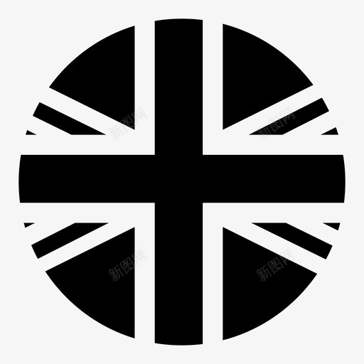 英国世界旗帜圆形标志图标svg_新图网 https://ixintu.com 世界旗帜圆形标志 英国