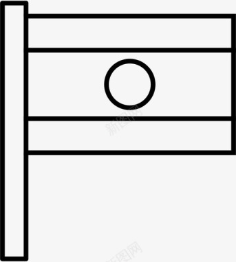 老挝亚洲国家图标图标