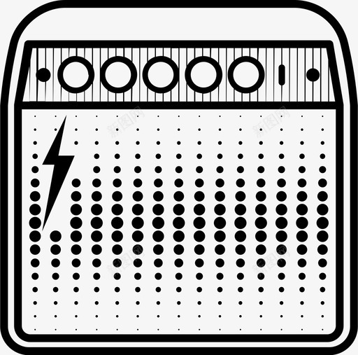放大器重金属摇滚乐图标svg_新图网 https://ixintu.com 小吃棚 扬声器 摇滚乐 摇滚乐队 放大器 重金属