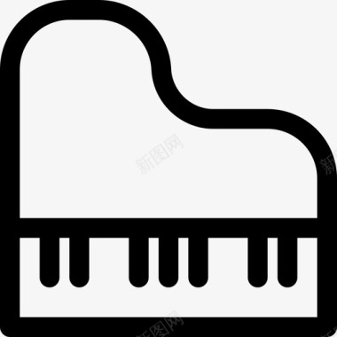 钢琴古典键盘图标图标