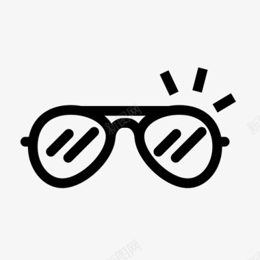 采购产品太阳镜眼镜迷你图标集旅游酒店露营图标