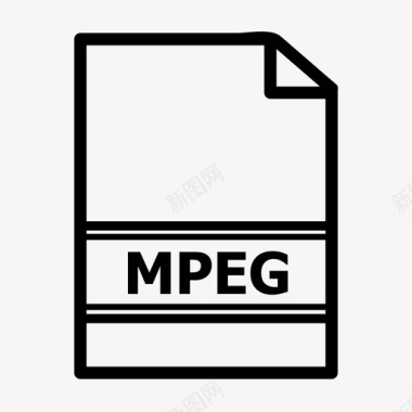 mpeg文件音乐保存图标图标