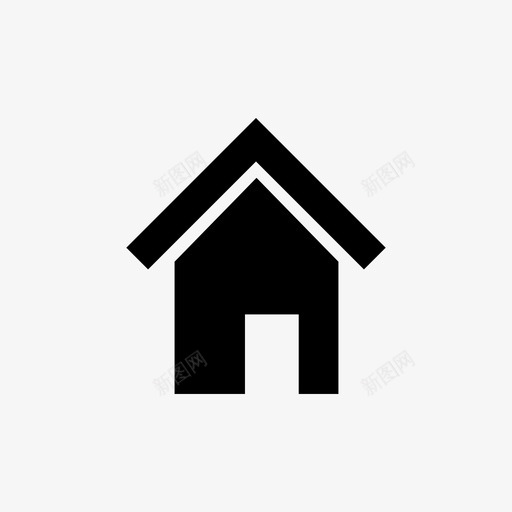 房屋建筑出售房屋图标svg_新图网 https://ixintu.com 住所 出售房屋 建筑 房屋 菜单