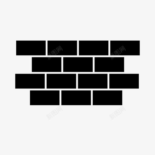 砖图案砖建筑图标svg_新图网 https://ixintu.com 墙 建筑 砖 砖图案