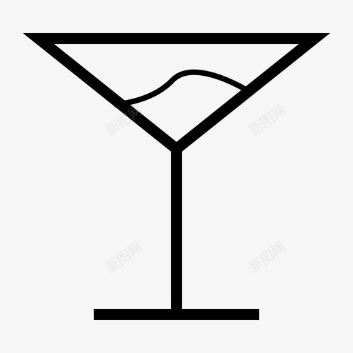 饮料满杯马提尼图标svg_新图网 https://ixintu.com 满杯 葡萄酒 饮料 马提尼