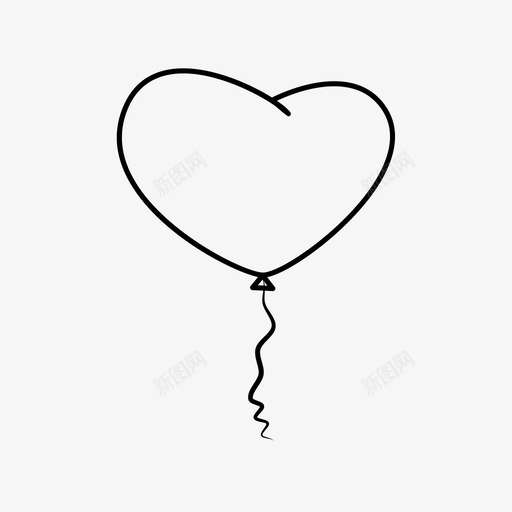 心气球爱情气球激情图标svg_新图网 https://ixintu.com 心气球 气球 激情 爱情气球