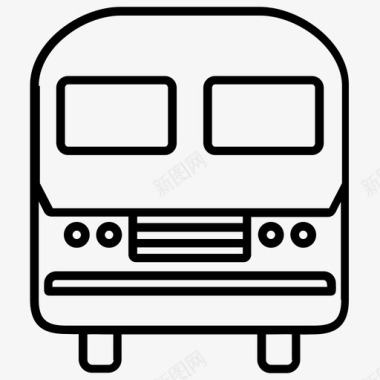 地铁公共汽车火车图标图标