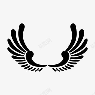 翅膀天使小天使图标图标