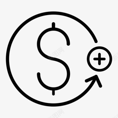 退款添加循环图标图标