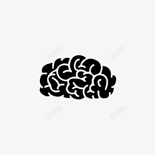 大脑身体思想图标svg_新图网 https://ixintu.com 器官 大脑 思想 思考 身体