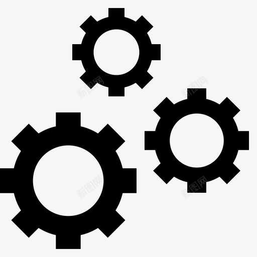 齿轮构造优化图标svg_新图网 https://ixintu.com 优化 修理 构造 结构坚固 设置 齿轮