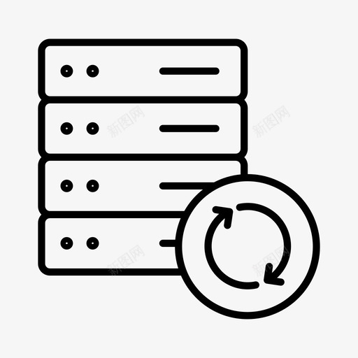 数据同步数据服务器加载图标svg_新图网 https://ixintu.com 上传数据 同步数据 数据下载 数据同步 更新服务器 服务器加载