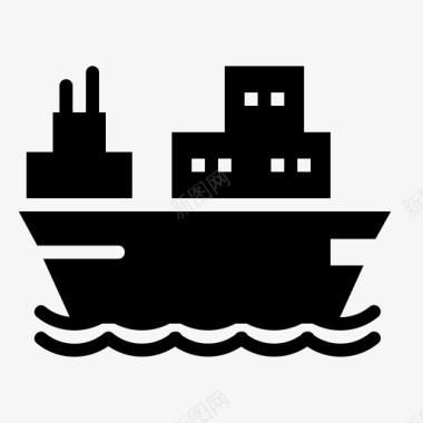 船舶交货货物图标图标