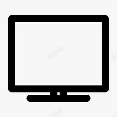 电视电脑显示器电脑个人电脑图标图标