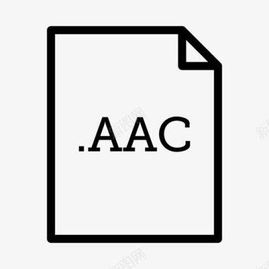 aac文件音频文件文件类型图标图标