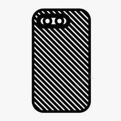 iPhonePlus手机7黑色图标高清图片