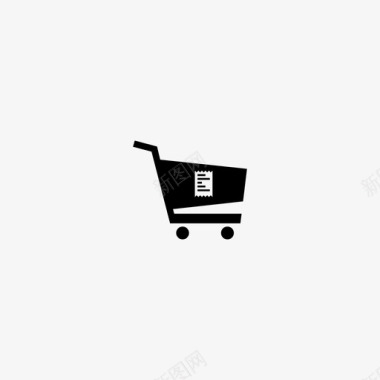购物清单购物收据购物账单图标图标