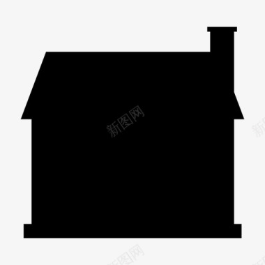 房屋建筑物大厦图标图标