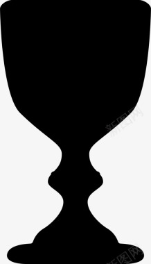 古董杯饮料玻璃杯图标图标