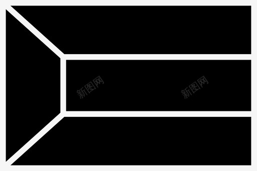 科威特亚洲国家图标svg_新图网 https://ixintu.com 世界矩形旗雕文 亚洲 国家 旗帜 科威特