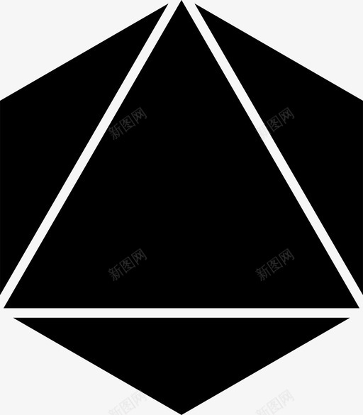 实体八面体三维几何体图标svg_新图网 https://ixintu.com 三维 三维对象实体 几何体 实体八面体 等轴测