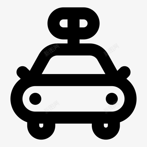 玩具车婴儿儿童图标svg_新图网 https://ixintu.com 儿童 婴儿 玩具车 运输提纲粗体