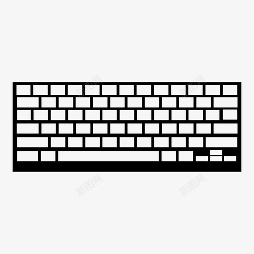 键盘电脑科技图标svg_新图网 https://ixintu.com 写作 打字 电脑 科技 科技电脑 键盘