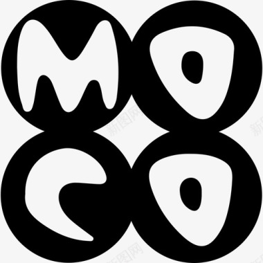 Mocospace徽标社交社交图标图标