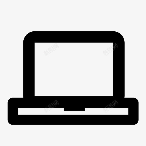 笔记本电脑设备mac图标svg_新图网 https://ixintu.com mac macbook pc 笔记本电脑 设备