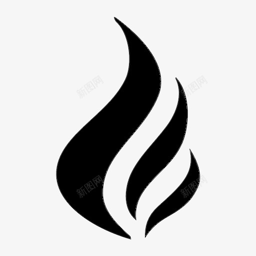 火焰抽象火焰符号图标svg_新图网 https://ixintu.com 火焰 火焰抽象 符号