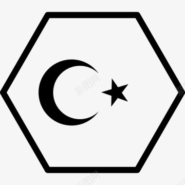 土耳其亚洲国家图标图标