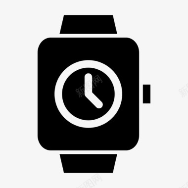 智能手表时钟提醒时间表图标图标