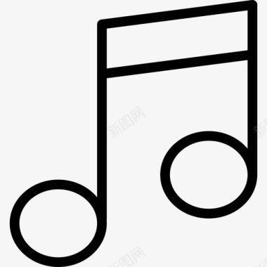 音乐音乐符号播放器图标图标