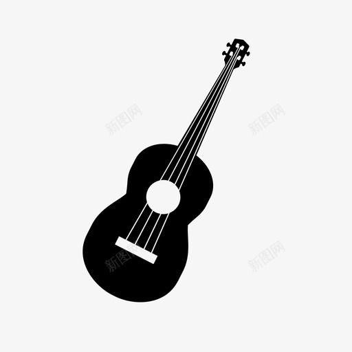吉他艺术乐器图标svg_新图网 https://ixintu.com 乐器 吉他 四弦琴 弦乐 艺术 音乐之旅 音乐剧