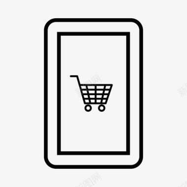 购物车设备iphone移动设备图标图标