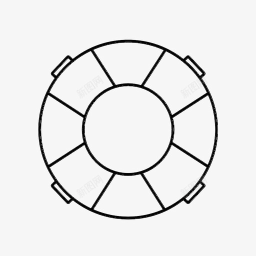 救生员船夏天图标svg_新图网 https://ixintu.com 夏天 救生员 水 游泳 船