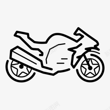 摩托车运动超级运动图标图标
