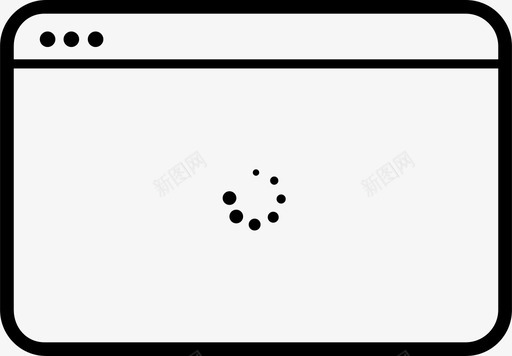 加载轮浏览器加载程序图标svg_新图网 https://ixintu.com 加载程序 加载轮 浏览器 等待 进程