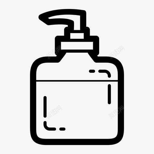 乳液瓶身体护理身体乳液图标svg_新图网 https://ixintu.com 乳液瓶 服装配件 油瓶 身体乳液 身体护理