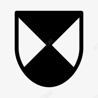 盾牌徽章安全防御安全图标图标