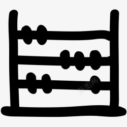 如何制作数学小报算盘班级学习图标高清图片