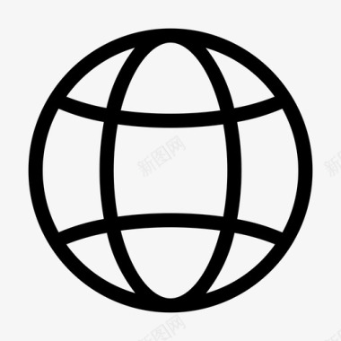 全球互联网链接图标图标