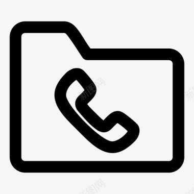 存档电话呼叫中心手机图标图标